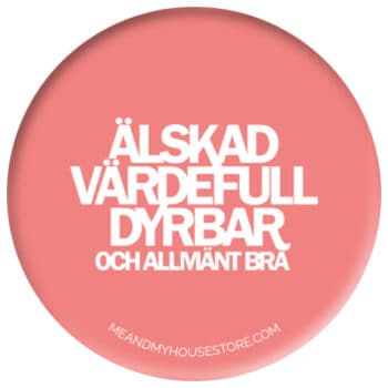 Knapp i korall: Älskad, värdefull, dyrbar och allmänt bra