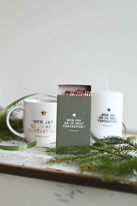 Presenttips: Mugg, ljus och tändstickor: Men jag är ju helt fantastisk!