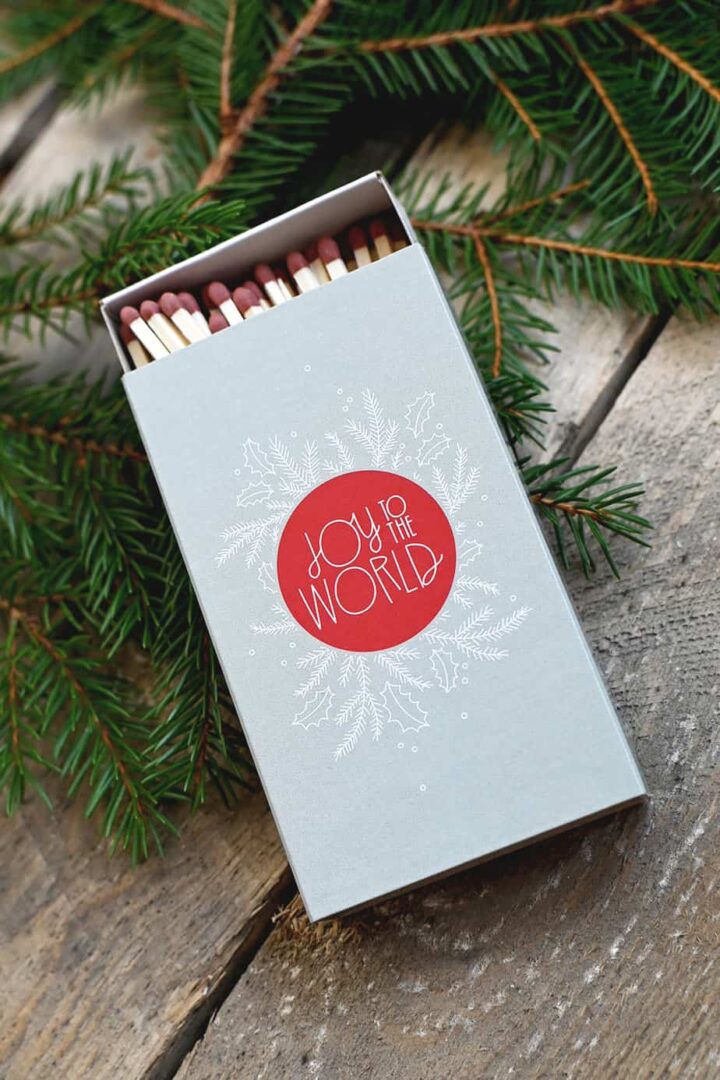 Stor tändsticksask: Joy to the World
