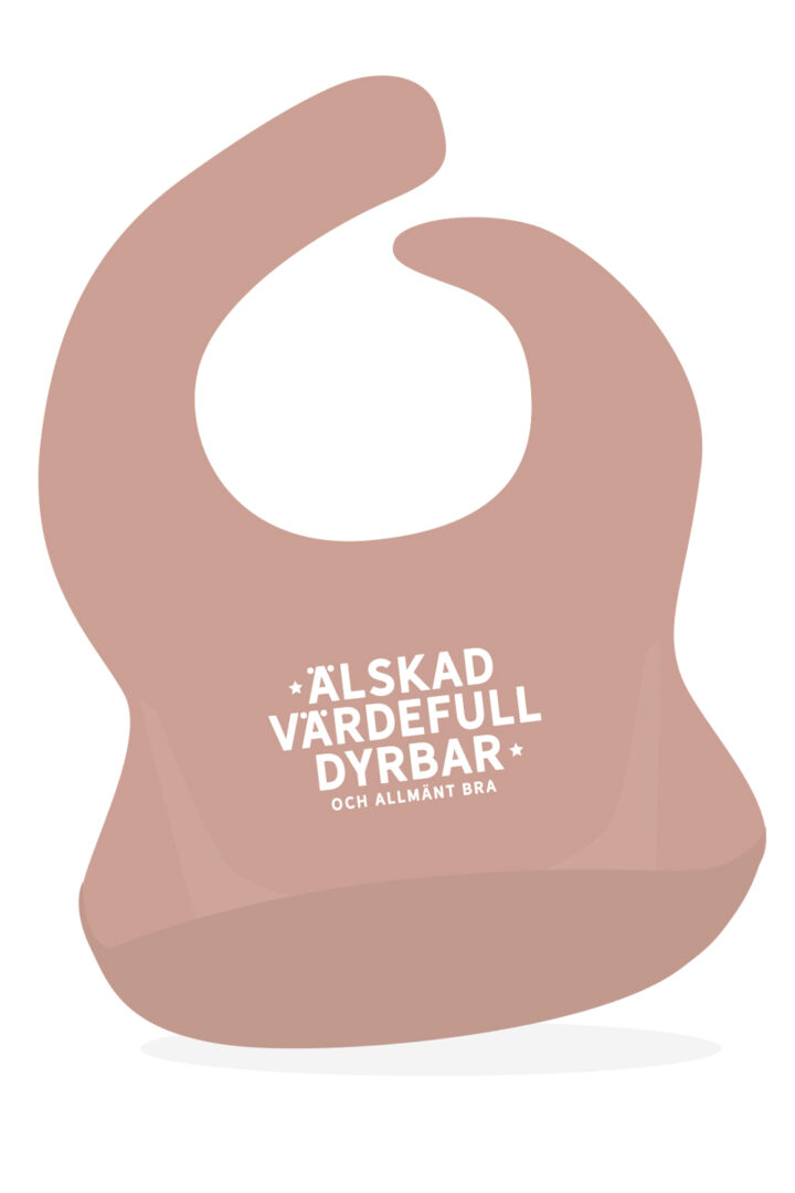 Mjuk silikonhaklapp: Älskad, värdefull, dyrbar och allmänt bra