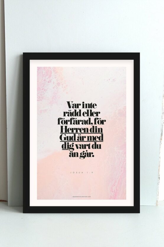 Poster: Herren din Gud är med dig