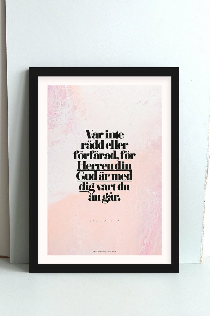 Poster: Herren din Gud är med dig