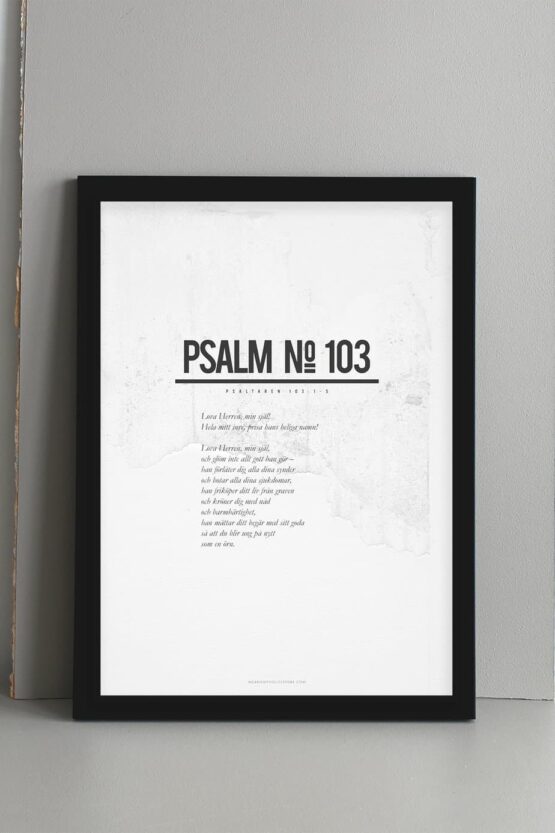 Poster: Psalm no 103