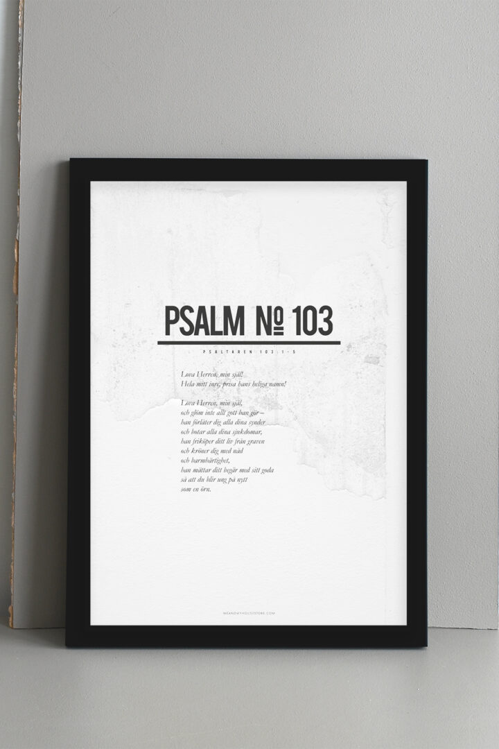 Poster: Psalm no 103