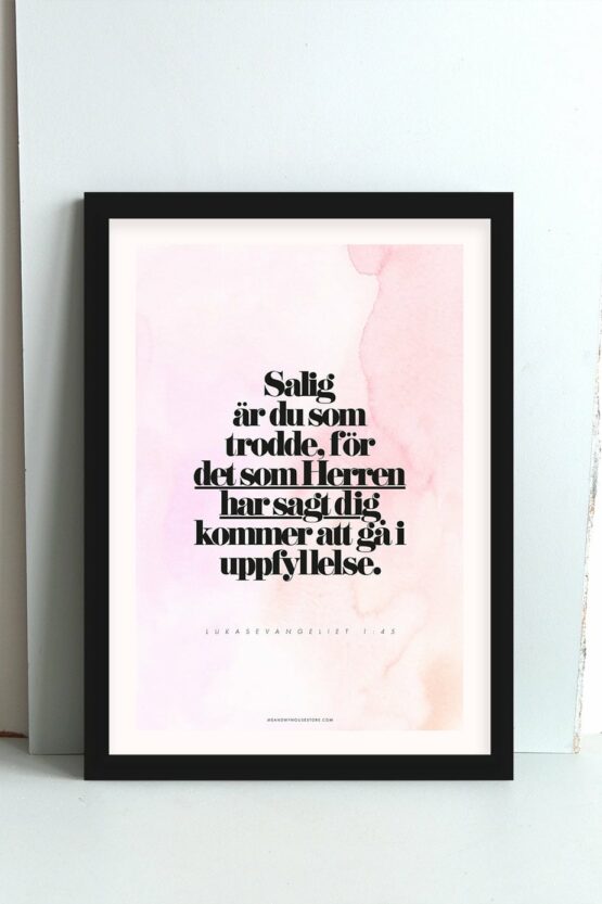 Poster: Det som Herren sagt dig