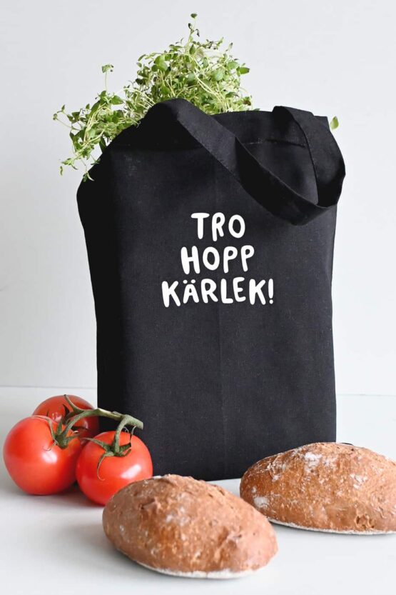 Liten lunchtygkasse: Tro, hopp, kärlek!