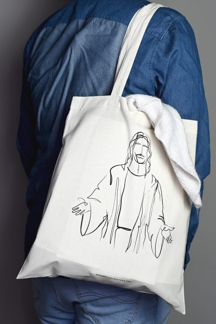 Tygkasse i natur: Jesus