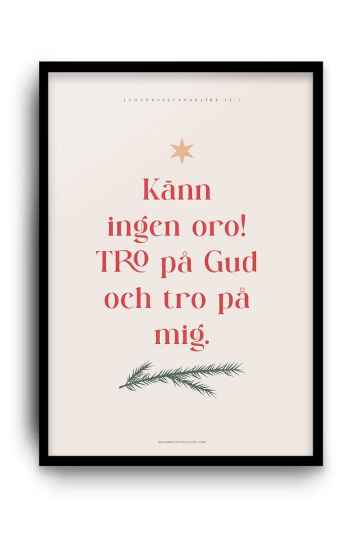 Julposter: Känn ingen oro!