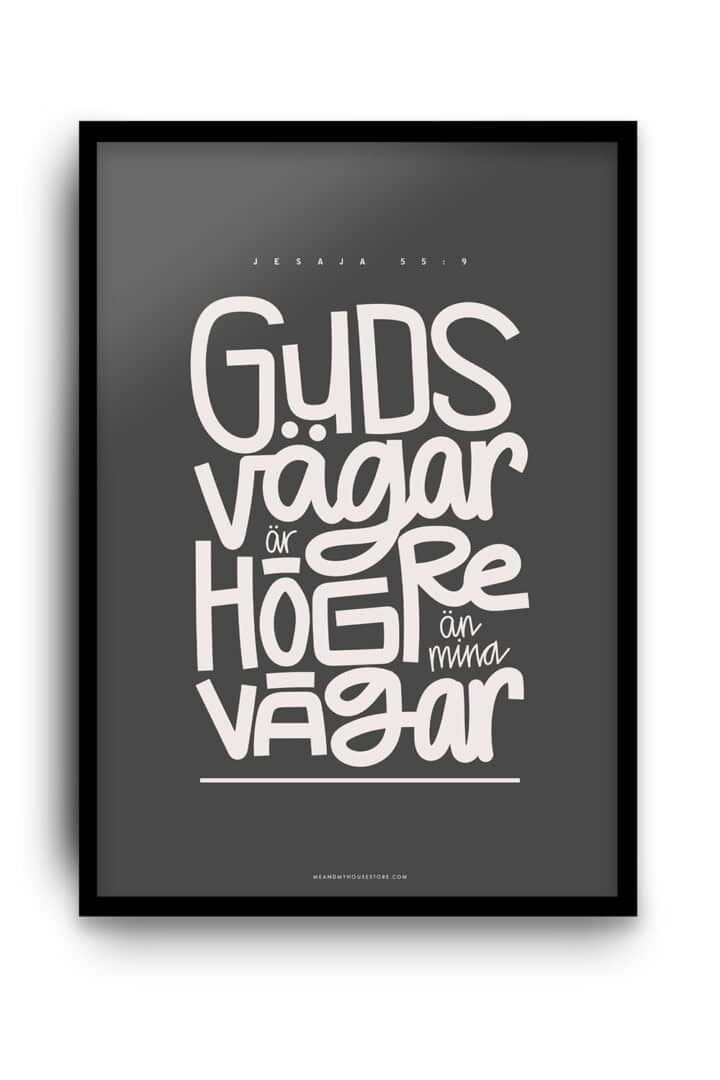Poster: Guds vägar är högre