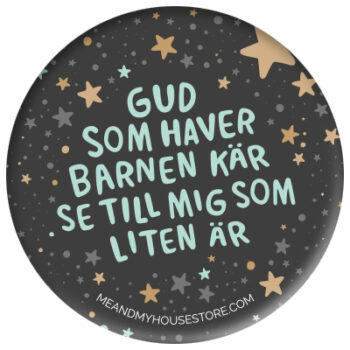 Knapp med stjärnor: Gud som haver barnen kär